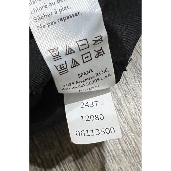 SPANX Faux Leather Leggings Black Size M - Picture 6 of 6